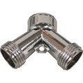 Landscapers Select Hose Y Connector Chrome Cast PMB-064